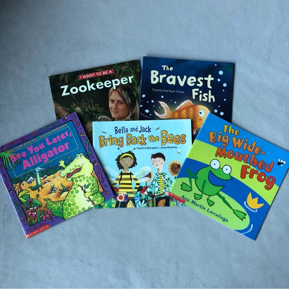 Set of 5 ~ Elementary Storybooks ~ Animals